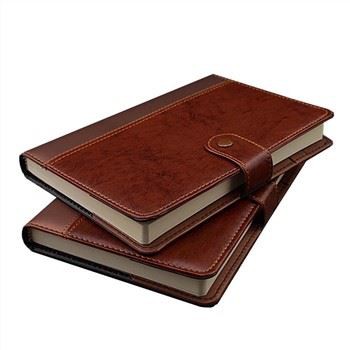 Prenting Notebook Leðurdekningsplanleggjari