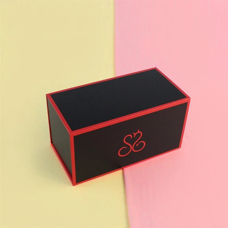 Magnetic Folding Box With Satin Pouch Bag